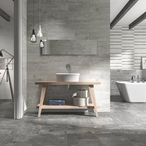 Concrete Blanco Floor Tile | Tile Stack