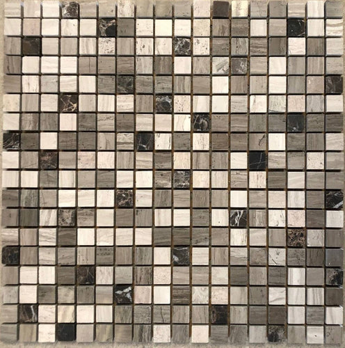Cookies and Cream Stone Mosaics | Tile Stack